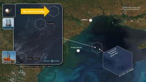 Ukrainian rockets hit oil rigs off Black Sea near Snake Island