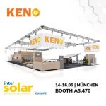 KENO Group invites its partners to Intersolar Europe
